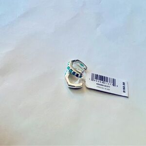 David Huggie Earrings Sterling Silver Turquoise